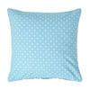 KISSENHÜLLE Polka Dots 60/60 cm, 100% Baumwolle - Blau, Textil (60/60cm) - Homescapes
