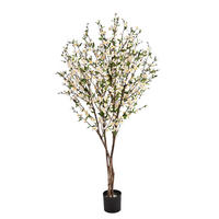 KUNSTBAUM Künstlicher Kirschbaum - Willi 140 cm - Creme, Kunststoff (140cm) - aplanta