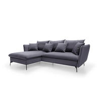 ECKSOFA VITON Grau 258x167x91 cm - Grau, Textil (258/167cm) - FURNLUX