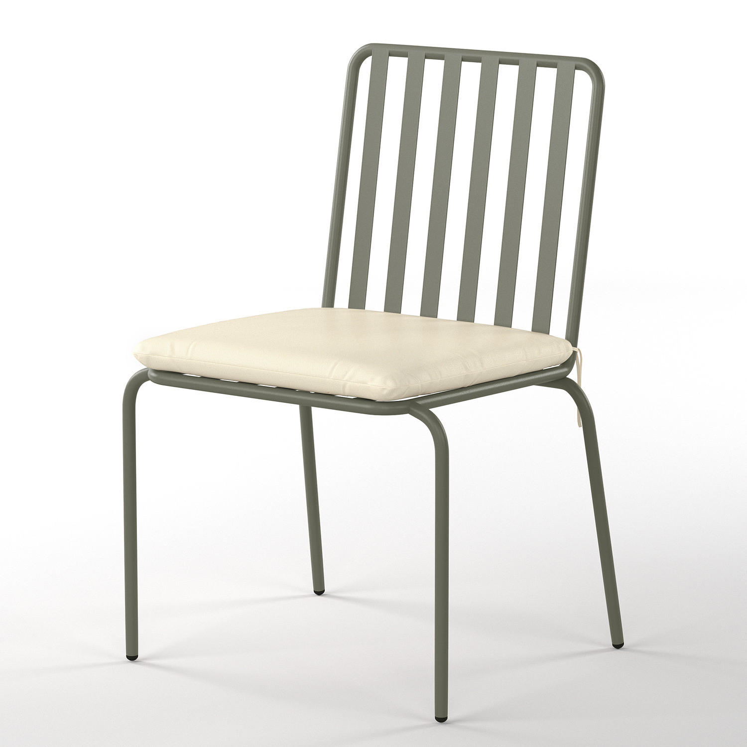 GARTENSTUHL - 2er-Set - Stahl - Salbeigrün, Textil/Metall (54/87/57cm) - home24