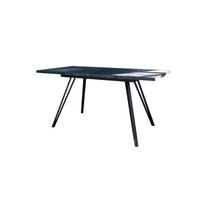 ESSTISCH Life Holzkohle Optik - Schwarz, Holzwerkstoff (90/200/75cm) - Vladon