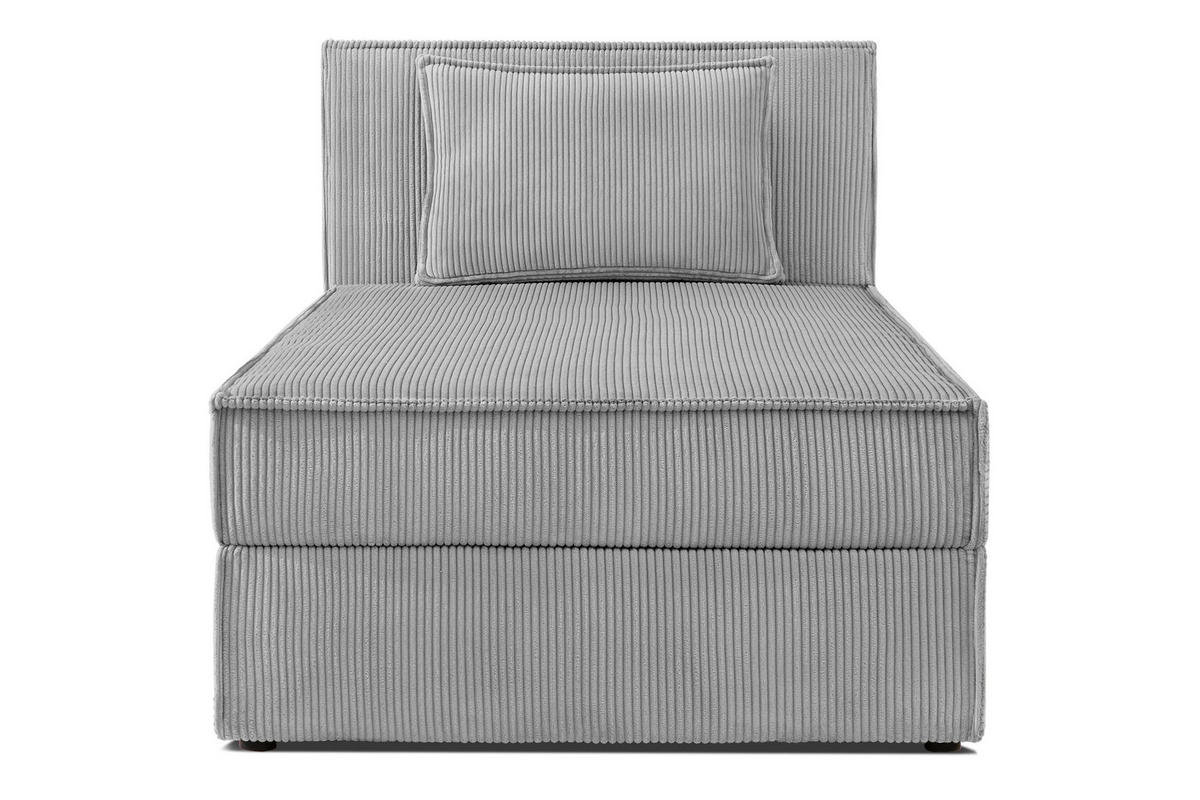 BOXSPRINGBETT ROTI Einzelbett, hellgrau - Hellgrau/Schwarz, Holz/Holzwerkstoff (80/200cm) - KONSIMO®