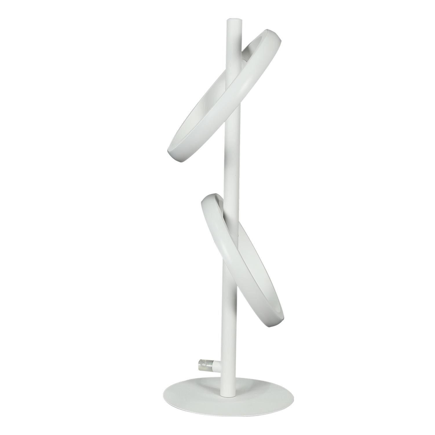 LED-TISCHLEUCHTE Abend 22/15.5/45.6cm - Weiß, Metall (22/15.5/45.6cm) - Nettlife