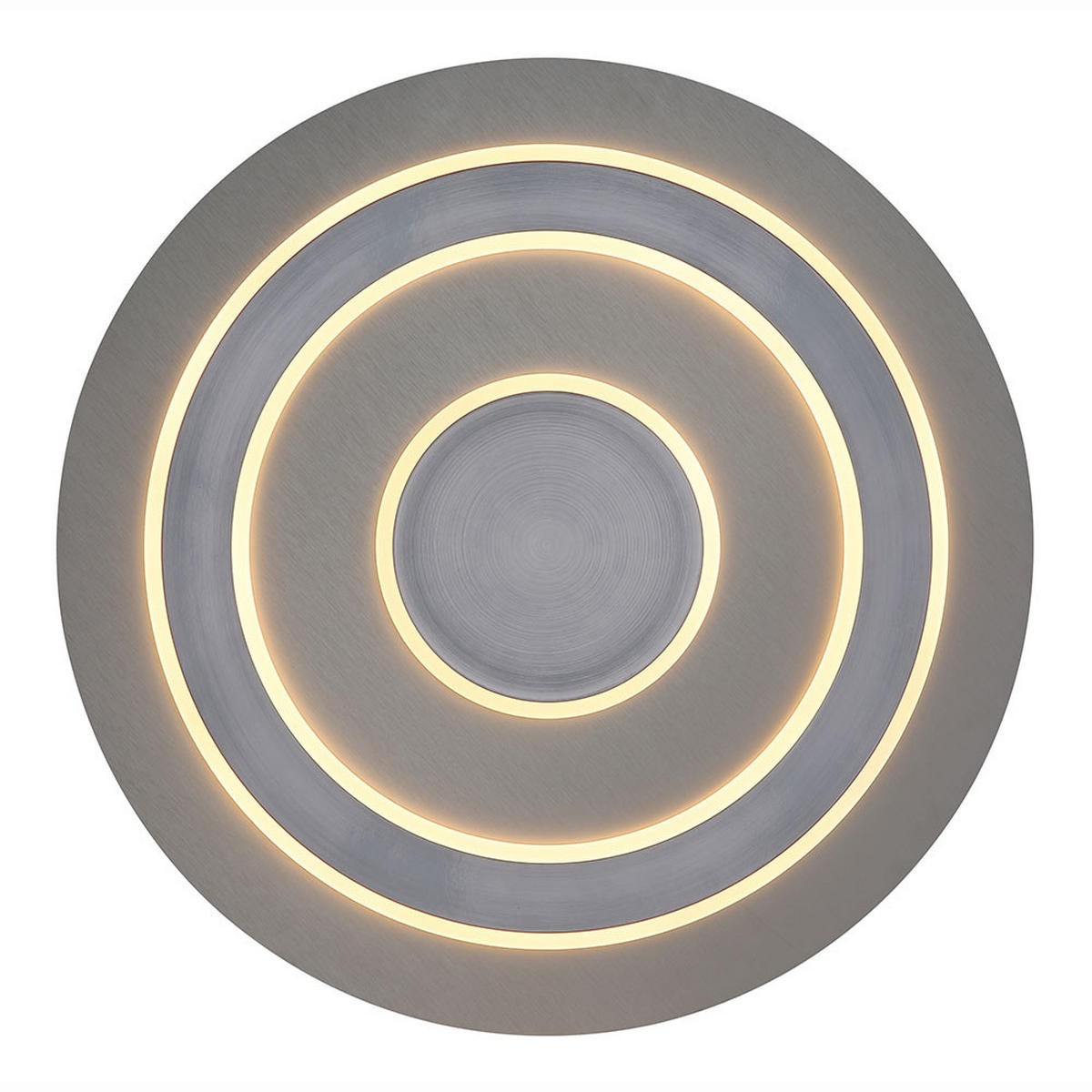 LED DECKENLEUCHTE Metall Anthrazit Grau - Grau, Metall (60/60/5.5cm) - Globo Lighting