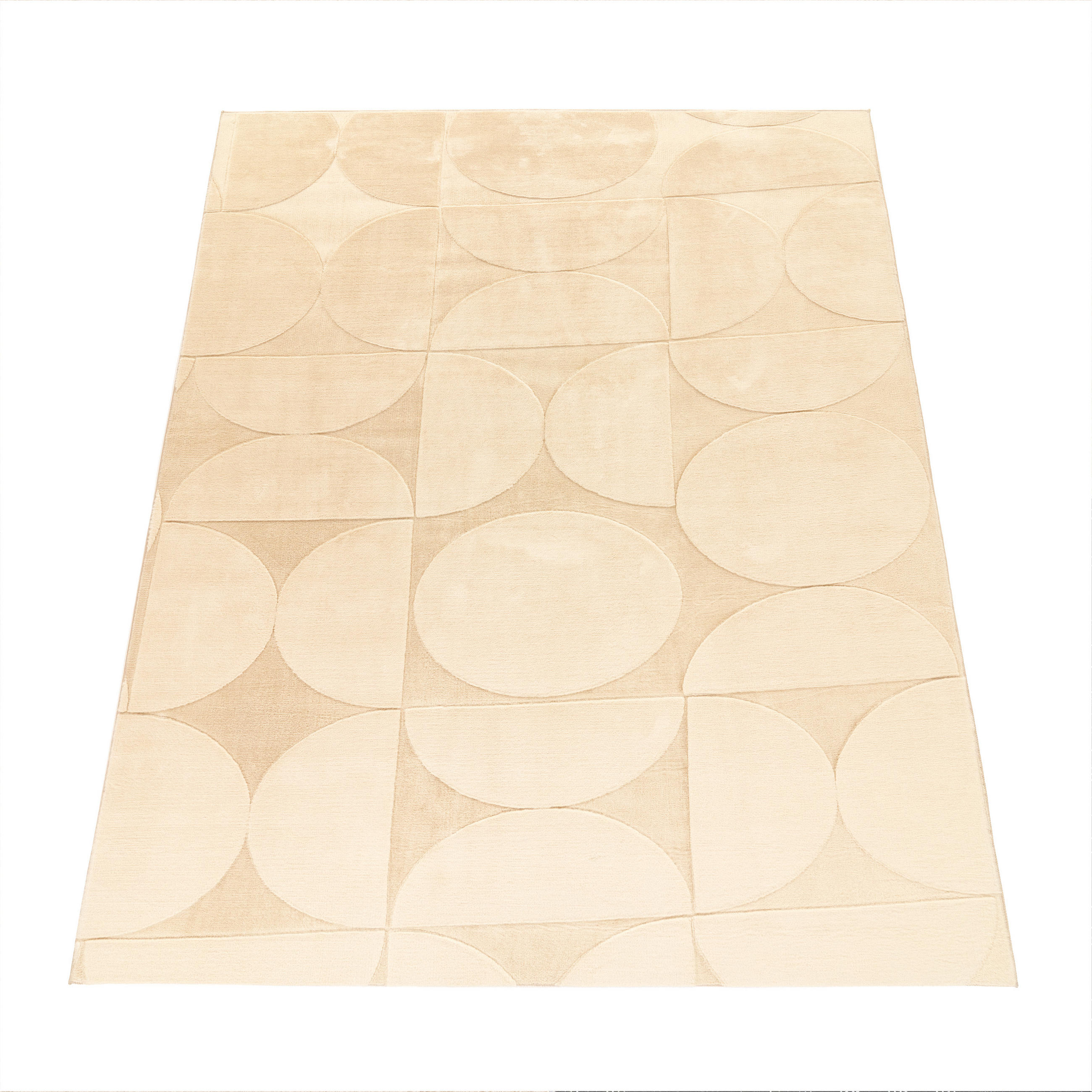Paco Home Kurzflorteppich Beige 200x280 cm