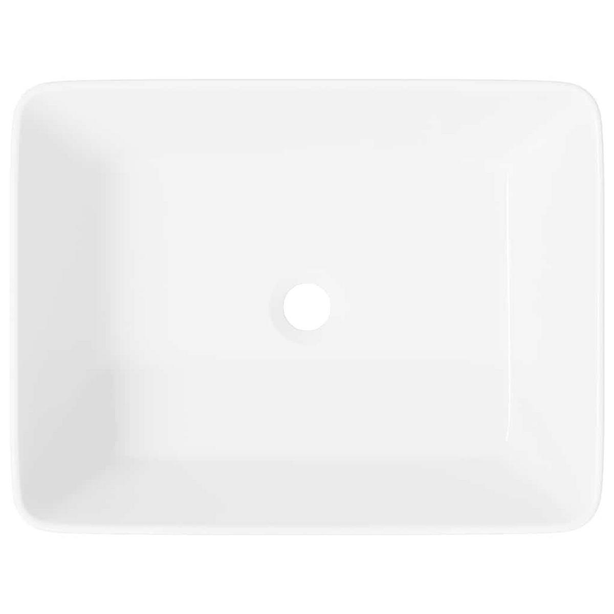 WASCHBECKEN Lathrop 48/37/13 cm - Weiß, Keramik (48/13/37cm) - Nettlife