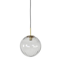 HÄNGELAMPE - Grau - 30/30/30 cm - Grau, Glas (30/30/30cm) - Light & Living