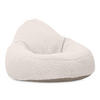 SITZSACK COSMO aus Bouclé, Ecru - Ecru, Textil (85/80/85cm) - KONSIMO®