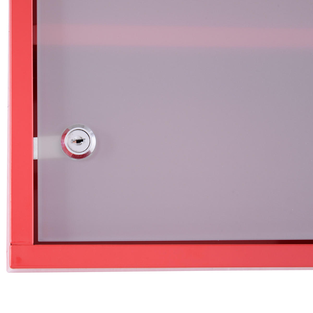 MEDIZINSCHRANK Rot 30/12/60 cm - Rot, Metall (30/60/12cm) - PANGIVO