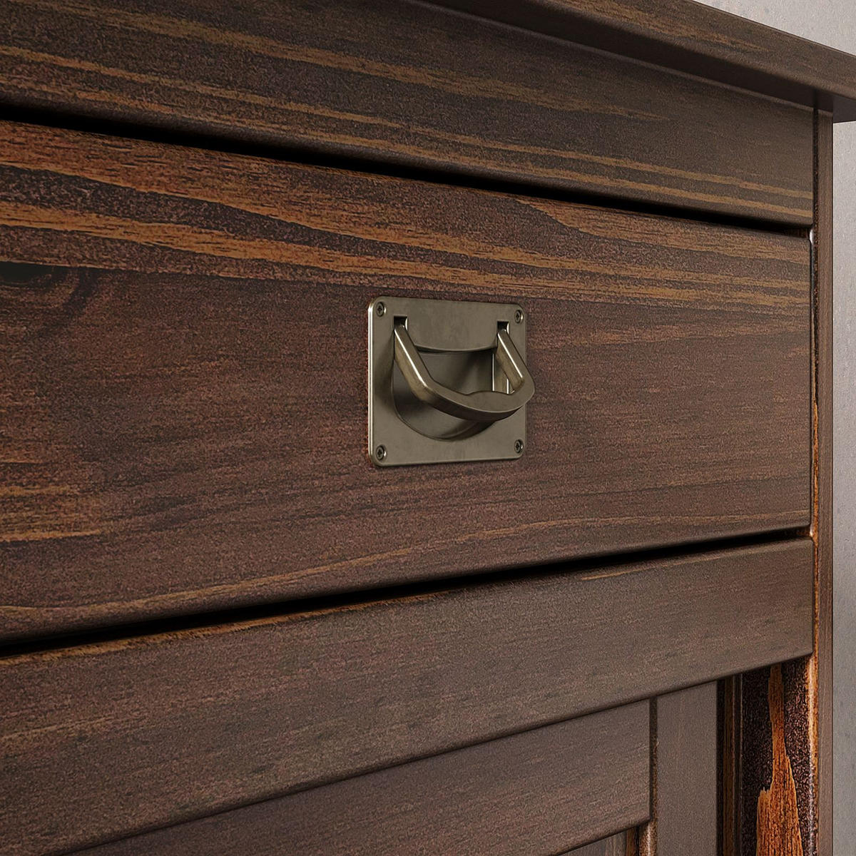 KOMMODE SAVONA - Nussbaumfarben, Holz (110/84/46cm) - IDIMEX