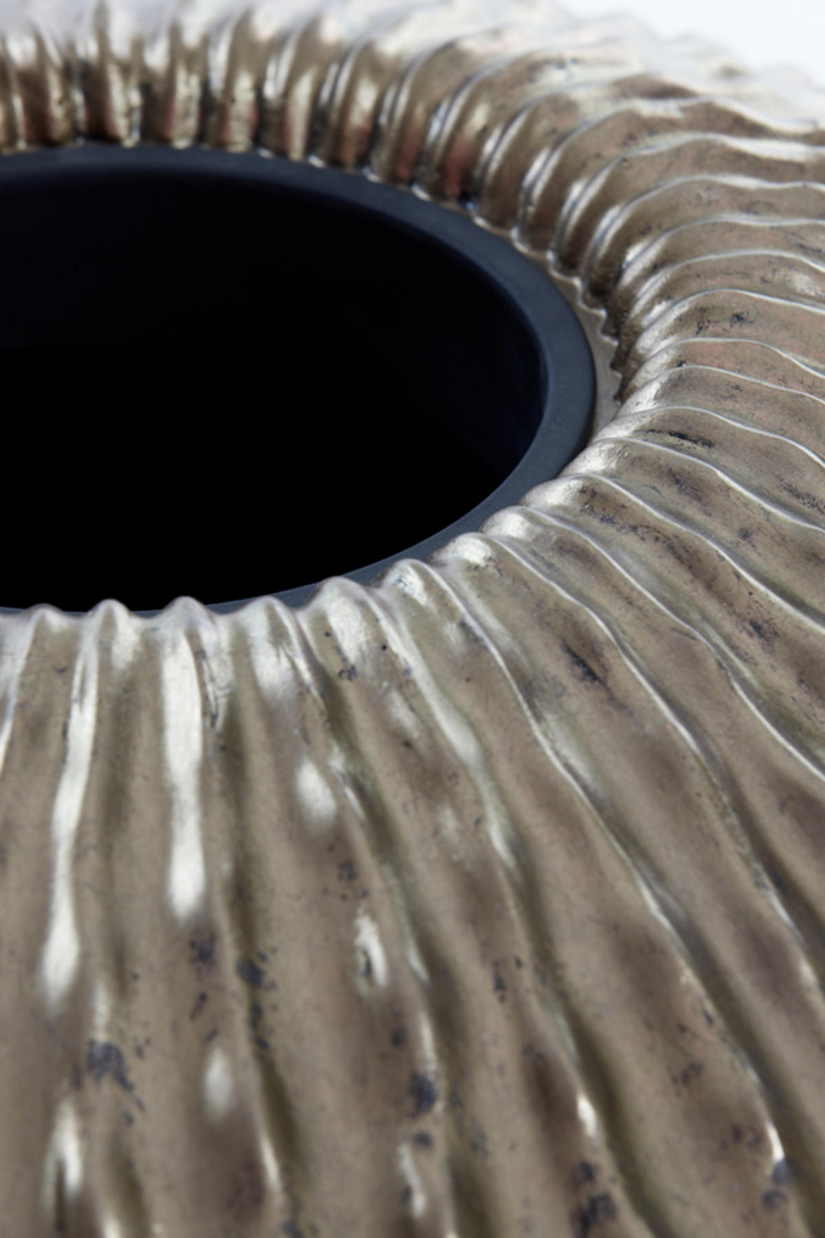 VASE Kakteen Bronze Ø52/65 cm - Goldfarben, Kunststoff (65cm) - Light & Living