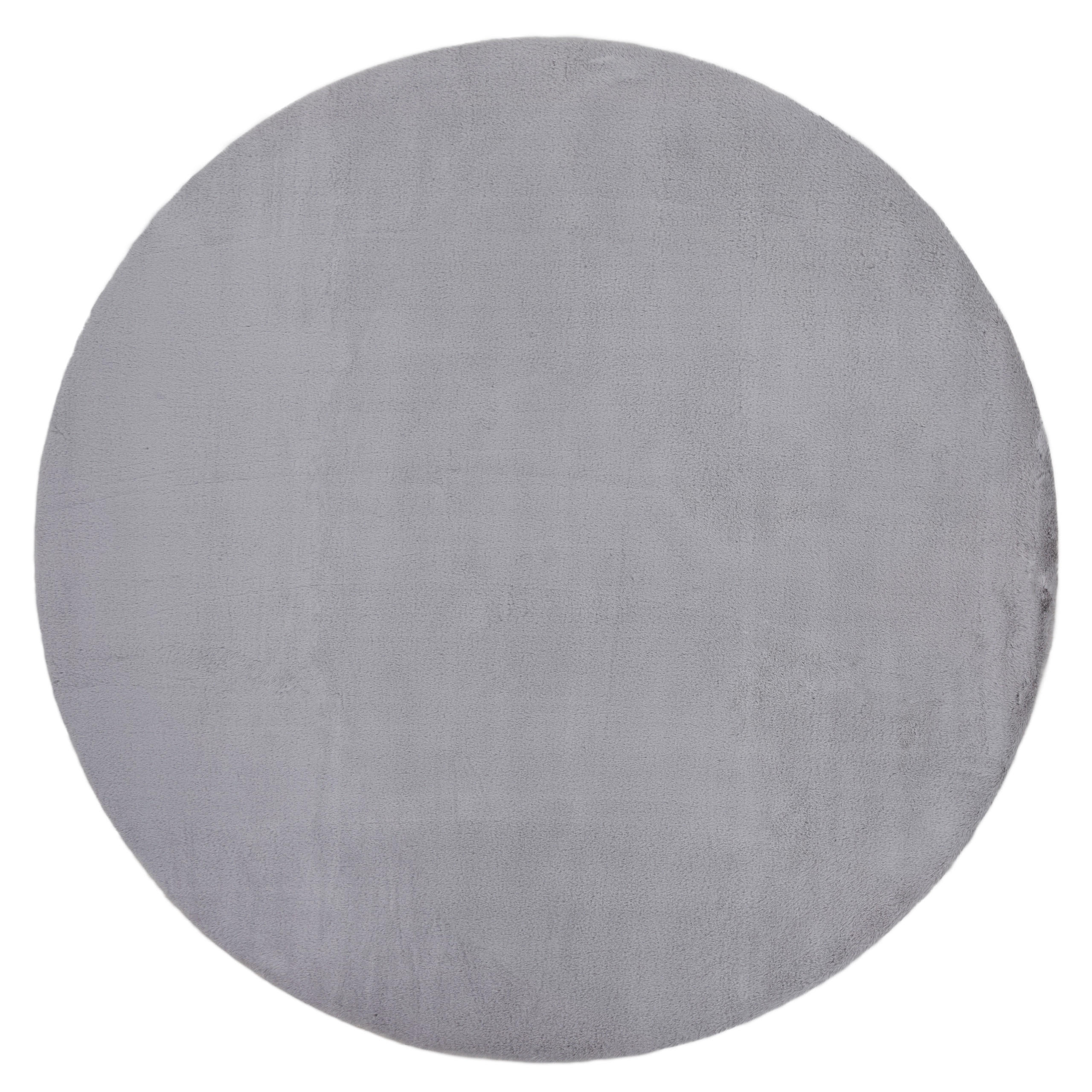 Thumbnail - rugsX Teppich, Grau, Textil, Rund, 140x140 cm, Teppiche & Böden, Teppiche