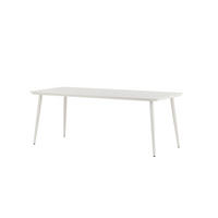 GARTENESSTISCH LINA Beige 90x200x75 cm - Beige, Metall (200/90/75cm) - FURNLUX