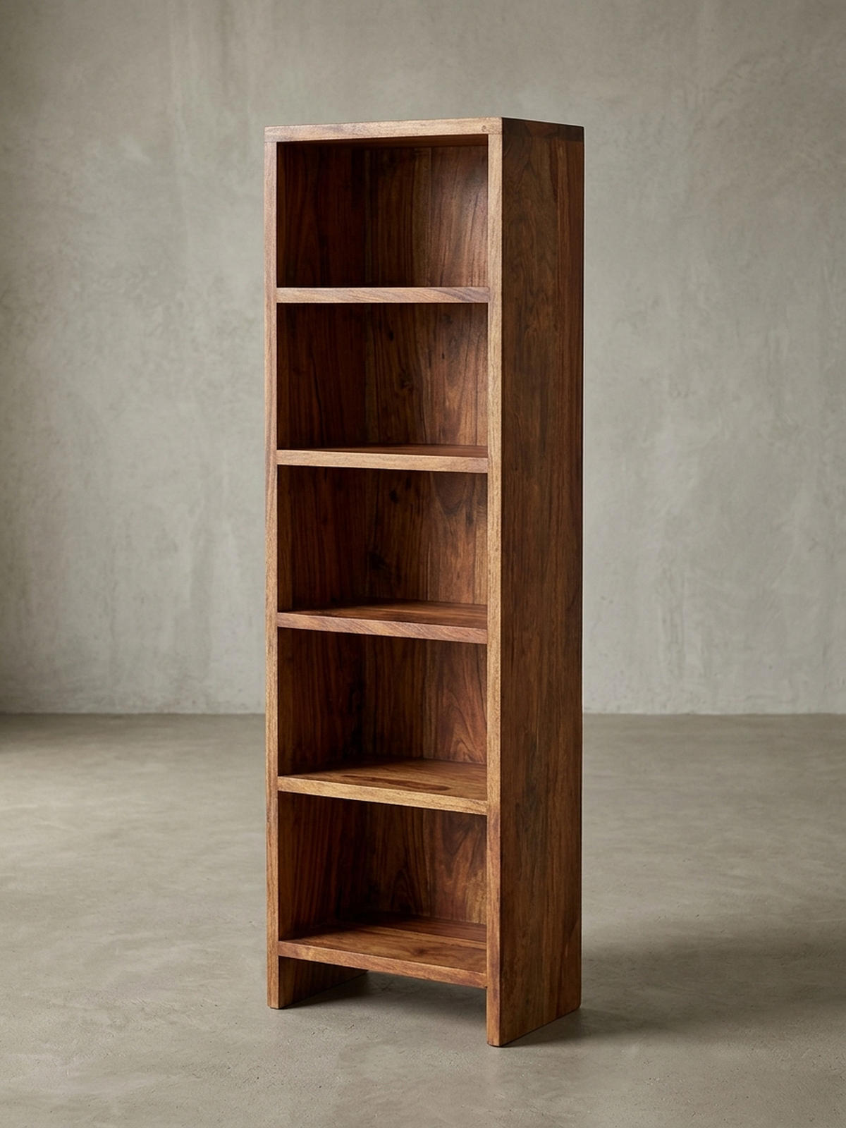 CD-REGAL Massivholz Pflegeleicht 90cm, Braun 30x17x90 cm - Braun, Holz (30/90/17cm) - KADIMA DESIGN