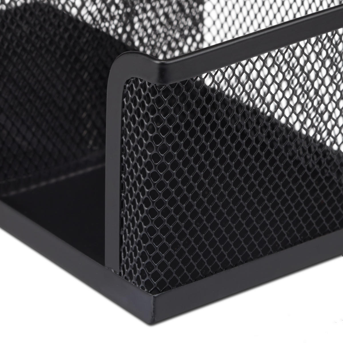 STIFTEHALTER - Schwarz, Metall (9.5/18.5/10cm) - Relaxdays