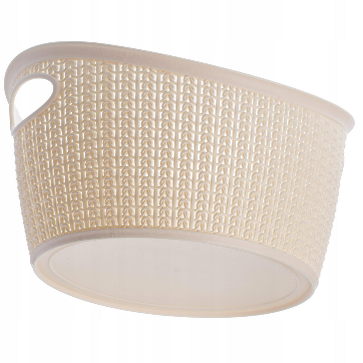 KUNSTSTOFFKORB 9L, Creme - Creme, Kunststoff (25/29cm) - KADAX