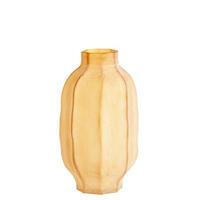 VASE Tejeda - Orange - 20.5/20.5/38 cm - Orange, Glas (38cm) - Light & Living