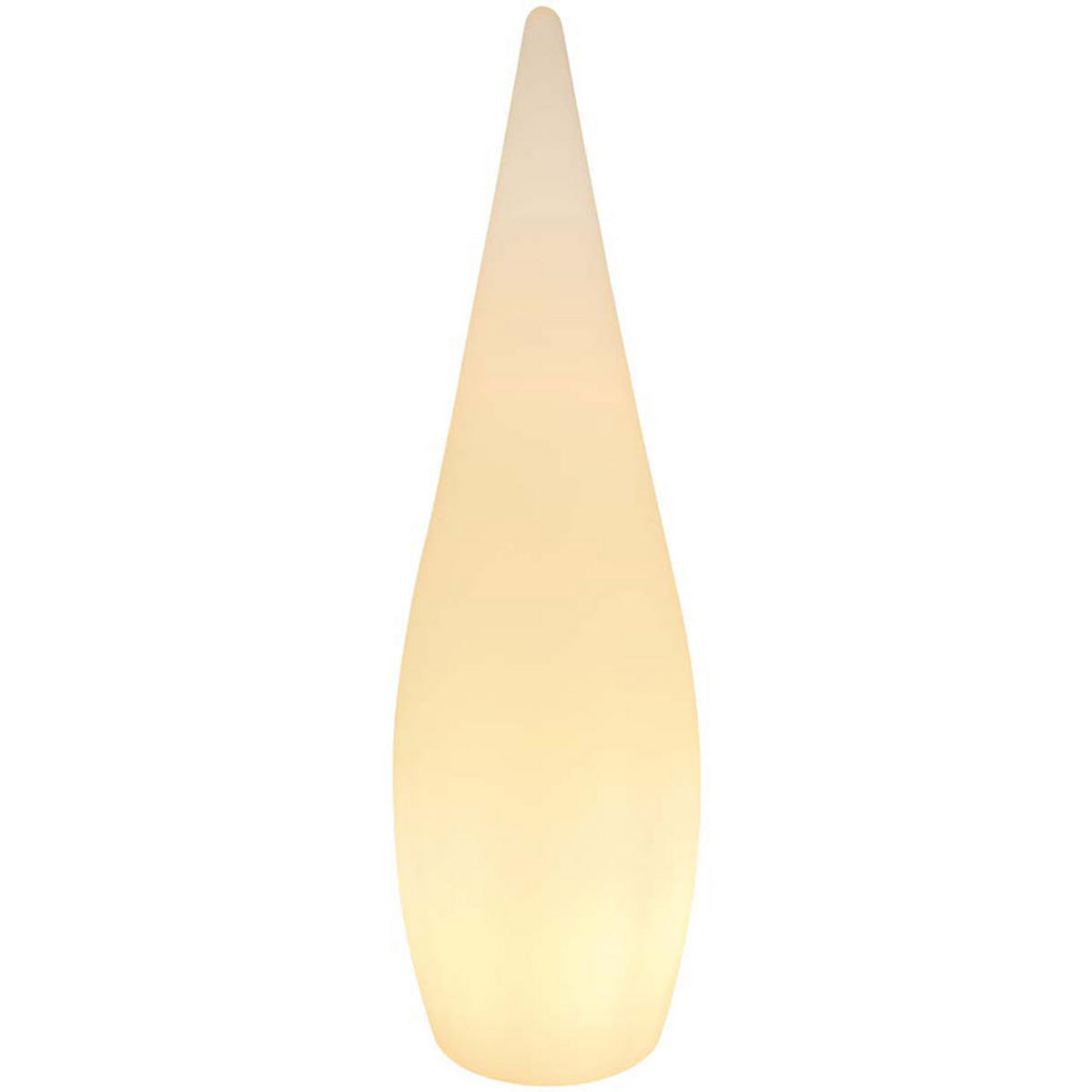LED AUSSENLEUCHTE VASCON Weiß - Weiß, Kunststoff (24/24/80cm) - Globo Lighting