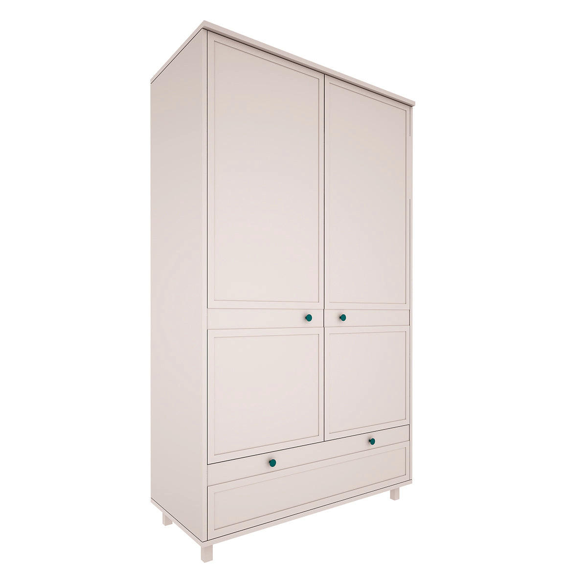 OMARA 2 vrati Gabriel Bež - bež, leseni material (117/197/50cm) - Petits-meubles