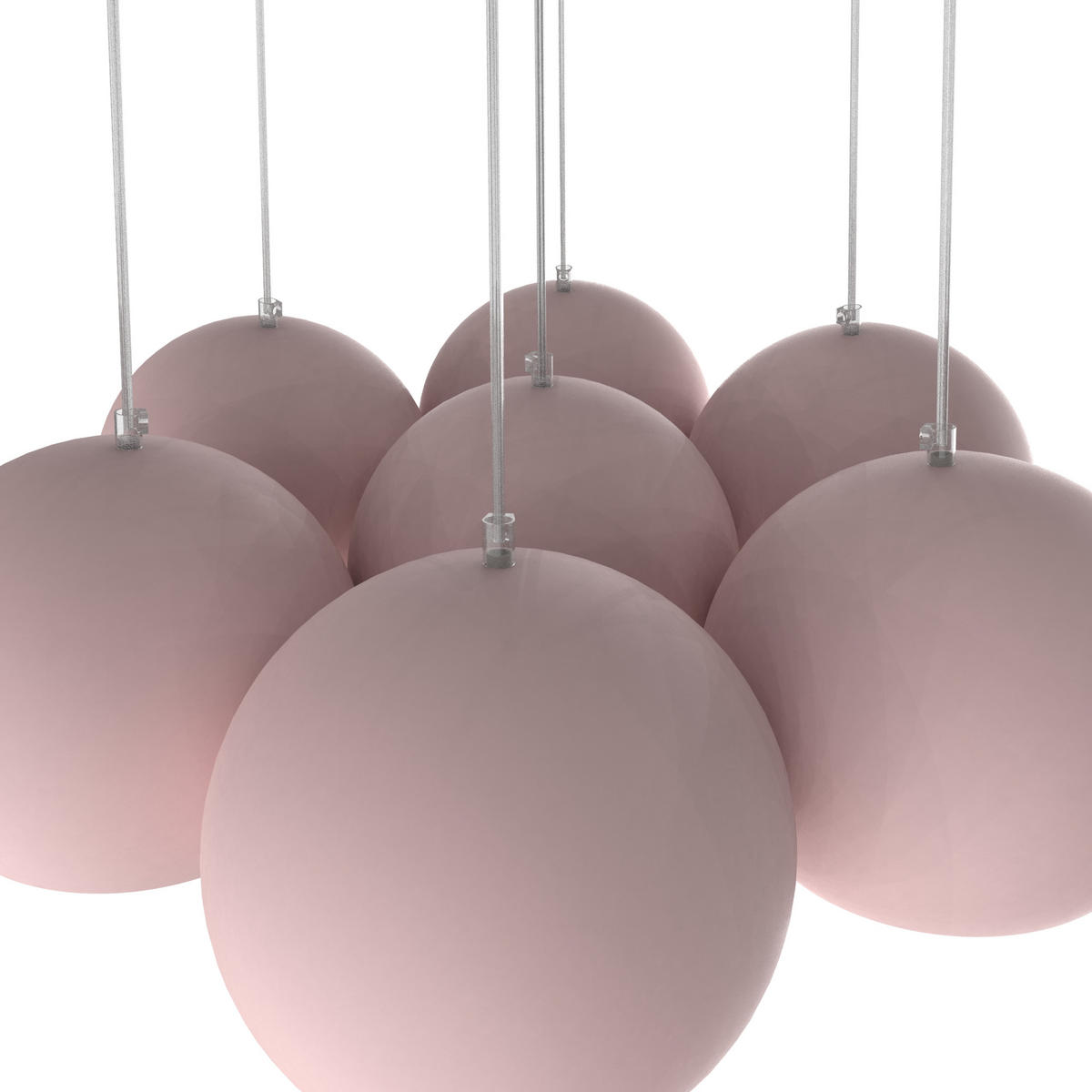 HÄNGELEUCHTE - Pink, Metall (25/25/20cm) - Lumicom