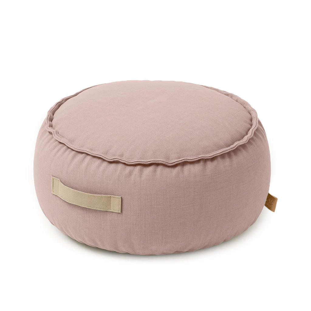 SITZPOUF Outzy für Kinder, Rund, Rosa - Rosa, Textil (65/20/65cm) - MeowBaby