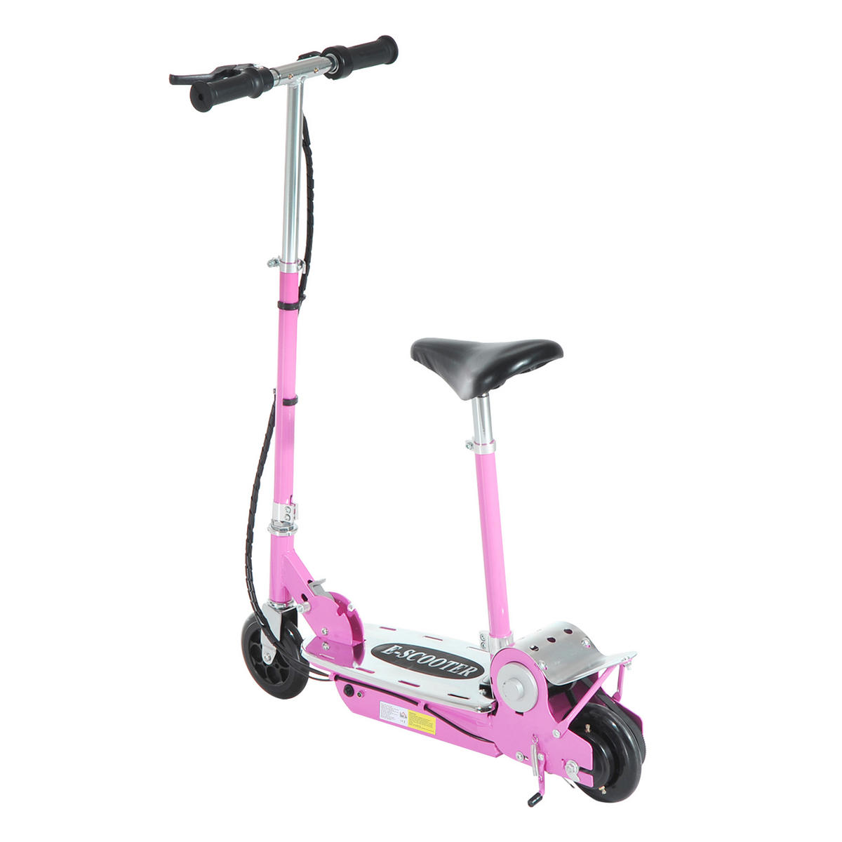 ELEKTROTROLLER DE-16929 120 W klappbar mit Sitz Rosa - Pink, Metall (75/37/98cm) - ComfortXL