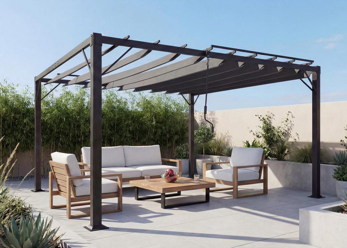 PERGOLA Anthrazit - Anthrazit, Metall (290/213/295cm) - MCW