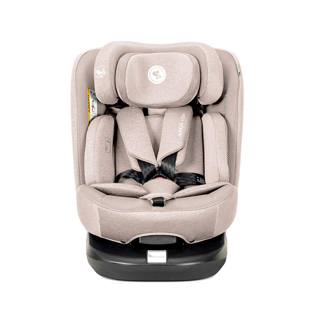 KINDERSITZ Auriga 40 - 150cm beige Isofix Anti-Rebound-Stange SPS Rückenlehne - Beige, Kunststoff (56/60/57cm) - Lorelli