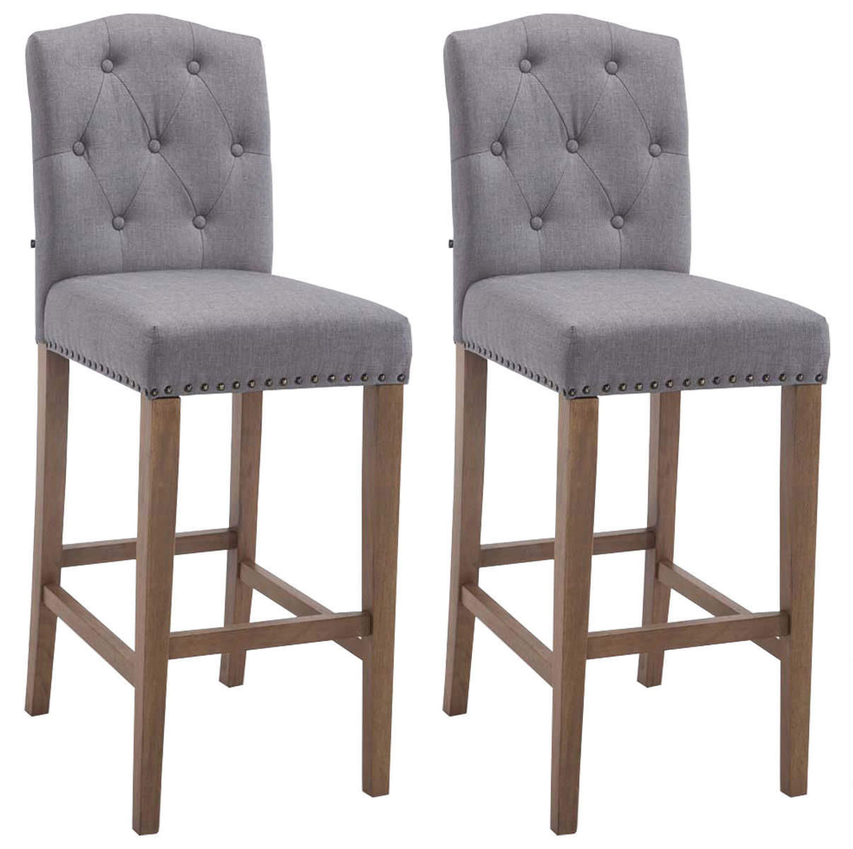 Deluke Barhocker Hellgrau 42x113x57 cm