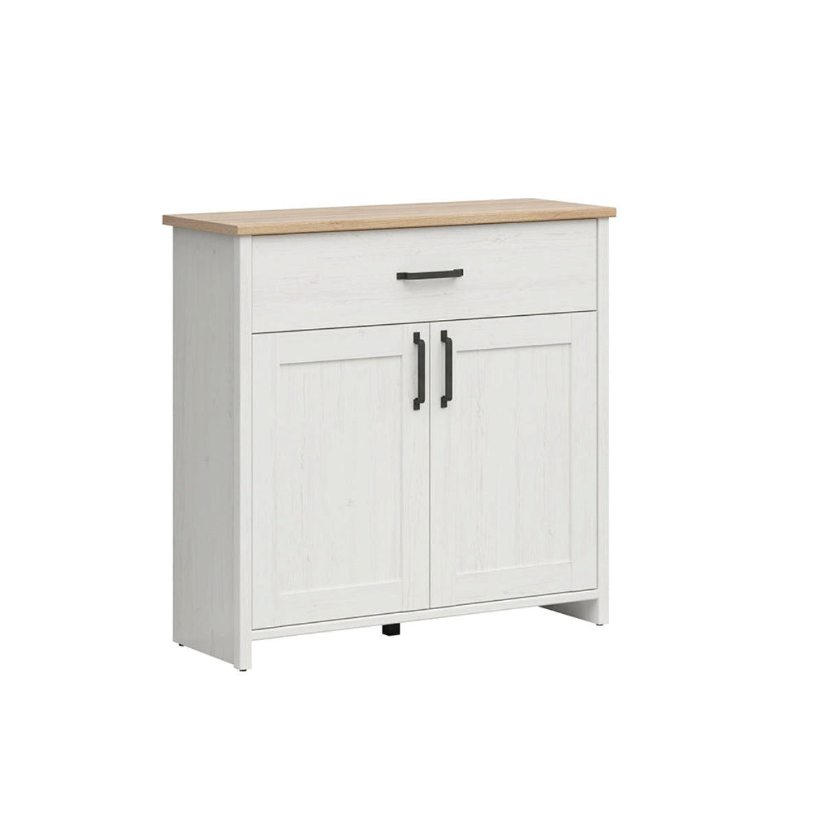 Petits-meubles SIDEBOARD Aksel Bílá a dřevo