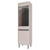 VITRINE in Beige - Beige, Holzwerkstoff (55.8/205/40cm) - MASSENO