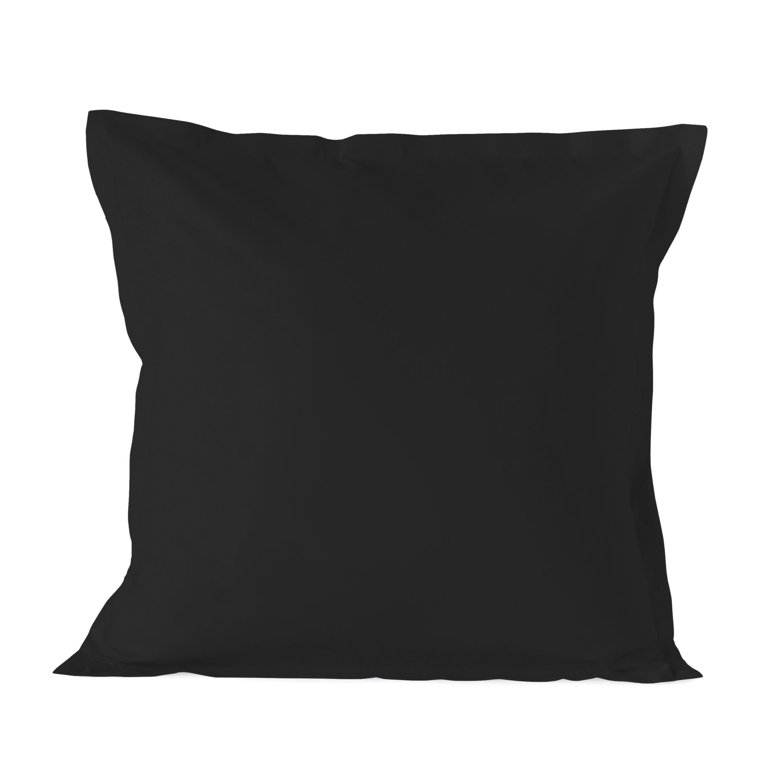 KISSENBEZUG basic 80x80 cm schwarz - Schwarz, Textil (80/80cm) - Happy Friday