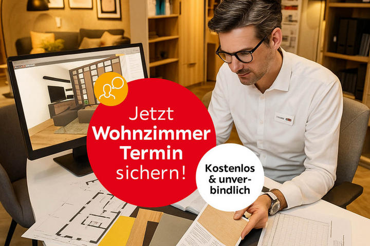 Jetzt Wohnzimmer Termin sichern! Kostenlos & unverbindlich