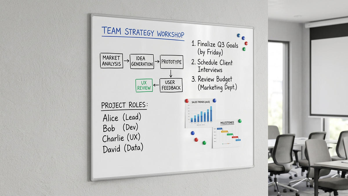 MAGNETISCHES Whiteboard - PREMIUM EXPO Alurahmen 150x120cm - Weiß, Metall (150/120/1.6cm) - ALLboards