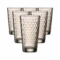 LONGDRINKGLÄSER Favo Braun 400 ml 6er Set - Braun, Glas (0.4L) - Ritzenhoff Breker