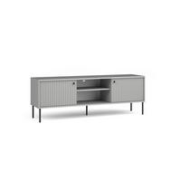 LOWBOARD NIMB 156,2/54,8/40,5 cm, Grau - Grau, Holzwerkstoff (156.2/54.8/40.5cm) - MASSENO