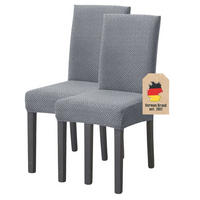 STUHLHUSSE (2-tlg. Set) - Grau, Kunststoff (1/38cm)