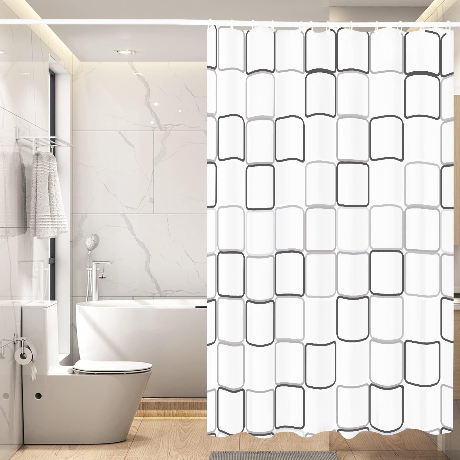 Mcboson Duschvorhang Transparent 180x180 cm