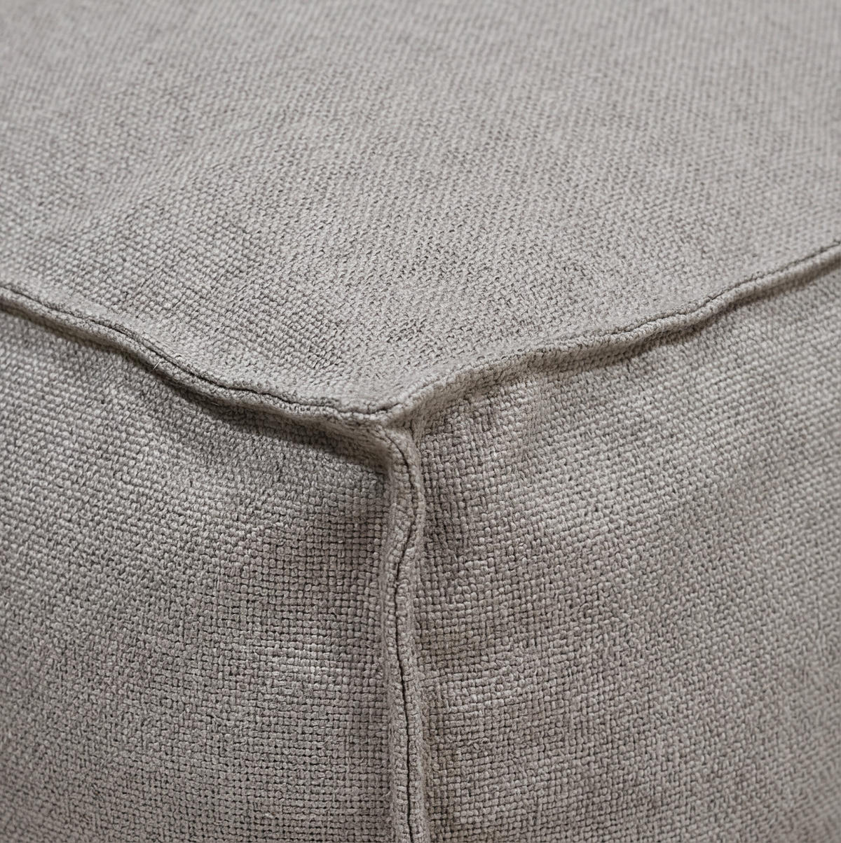 MODULARES HOCKERELEMENT - Olefin - Beige - Beige, Textil (95/35/95cm) - home24