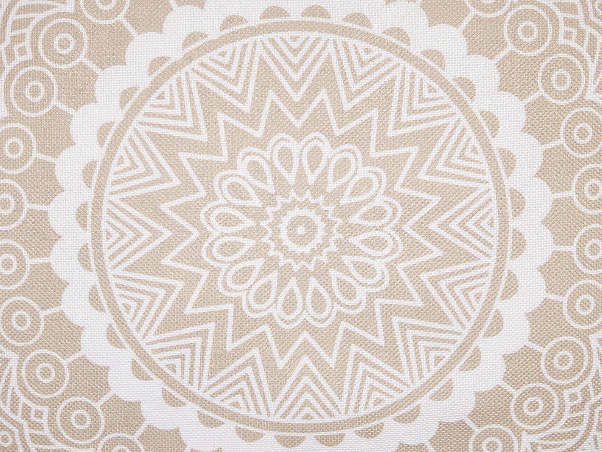 DEKOKISSEN 2er-Set Beige 45/7 cm Agrimony - Beige, Textil (45/7cm) - Beliani
