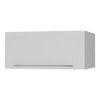 KLAPPHÄNGESCHRANK Kvantum W6B/80 Weiß Matt / Grau Matt 80 / 59 / 36cm - Weiß/Grau, Holz/Holzwerkstoff (80/36/59cm) - Feldmann-Wohnen