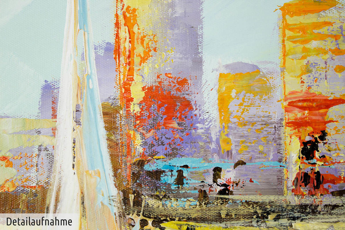 ÖLGEMÄLDE 120/60 cm - Multicolor, Holz/Textil (1.6/60cm) - KUNSTLOFT