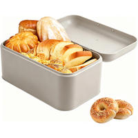 BROTKASTEN 30.3/18.2/15.2 cm Grau - Grau, Metall (18.2/15.2/30.3cm) - Authentics