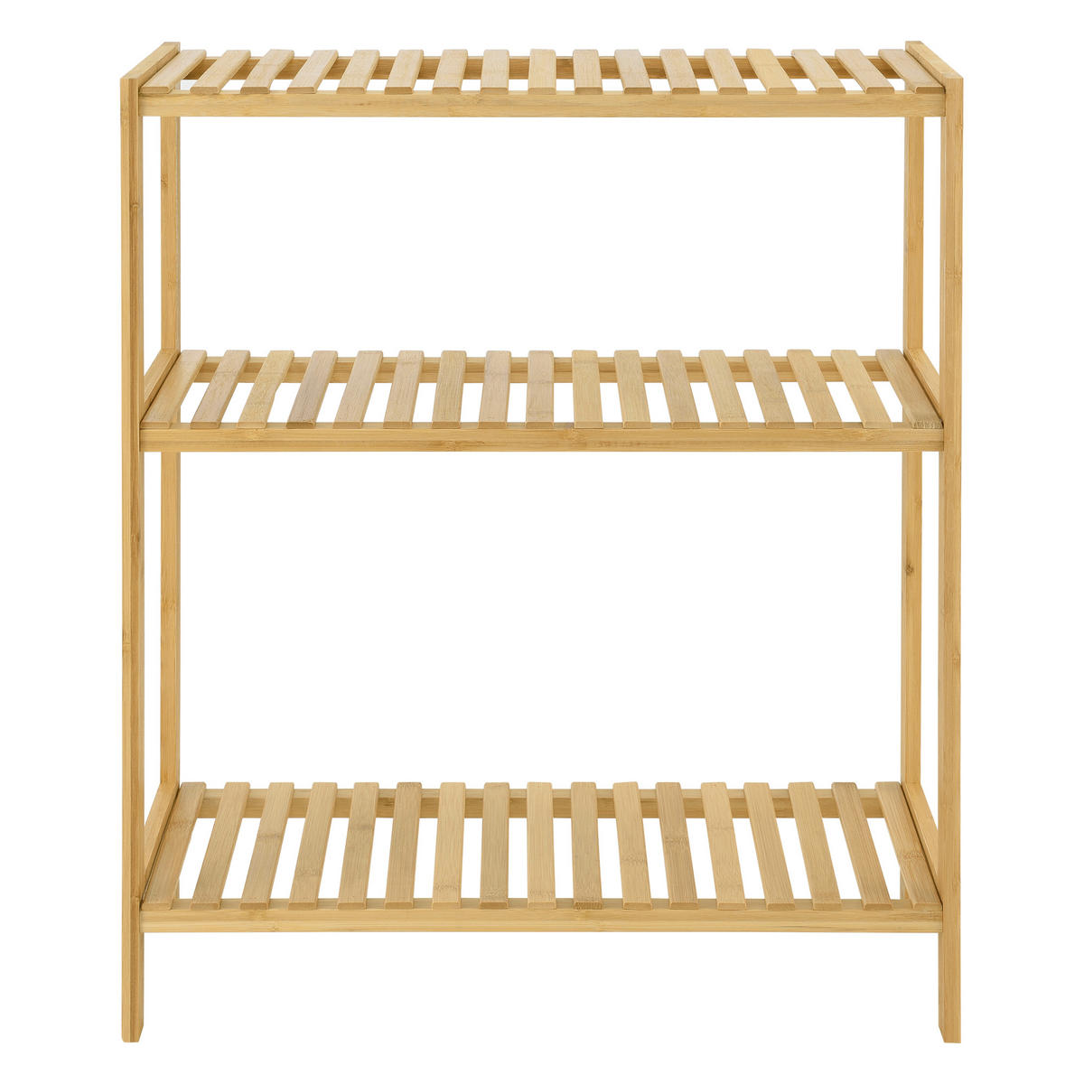 BADEZIMMERREGAL Nyköping - Naturfarben, Holz (58/66/26cm) - [en.casa]