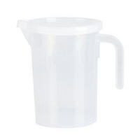 MESSBECHER 500 ml mit Deckel transparent - Transparent, Kunststoff (0.5L)