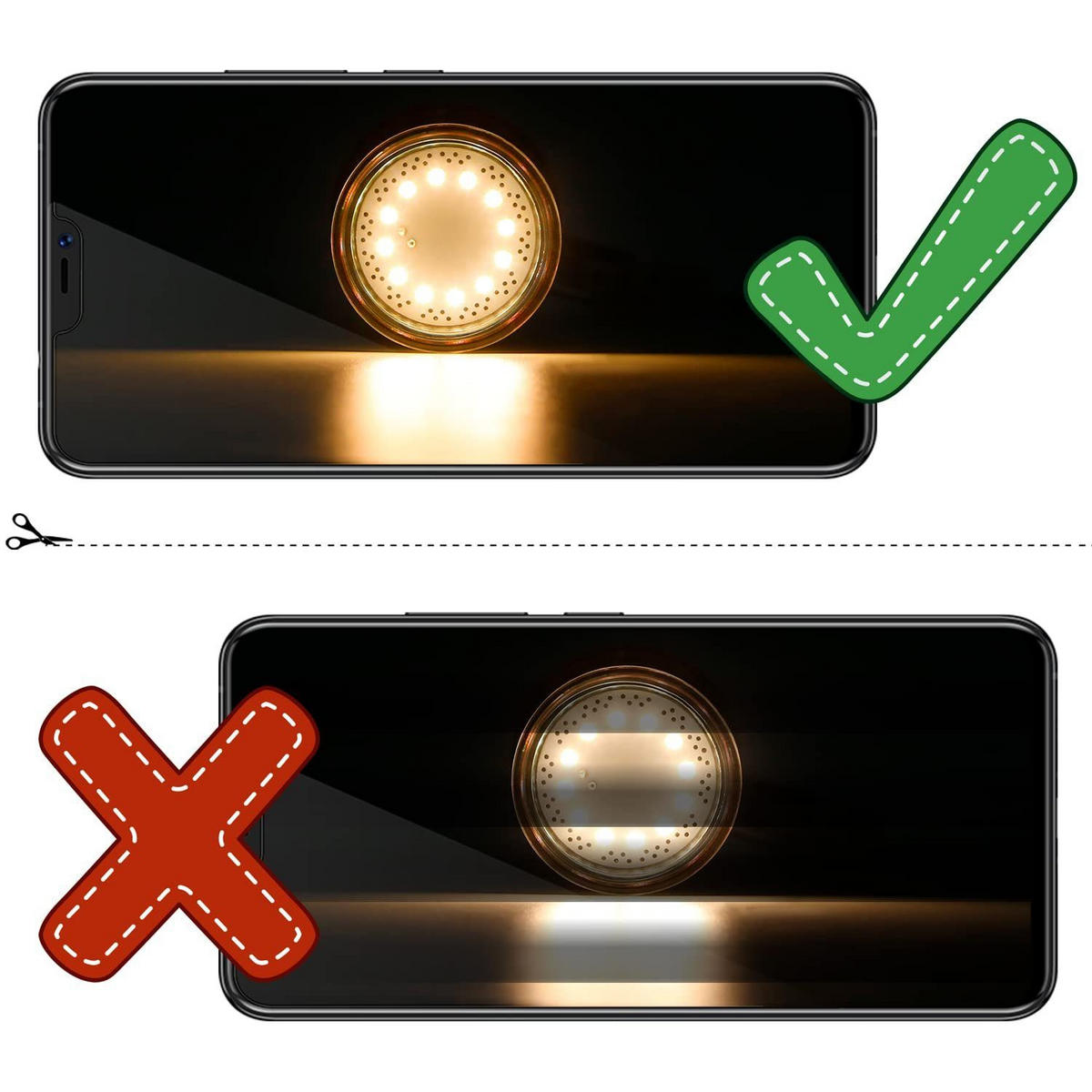 LED-LEUCHTMITTEL Aura II 5/5/5cm - Weiß, Glas (5/5cm) - Nettlife