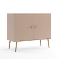 KOMMODE Macchiato Boho Mit Regalen Auf Hohen Beinen - Beige, Holzwerkstoff (100/85/42cm) - Sepro Meble