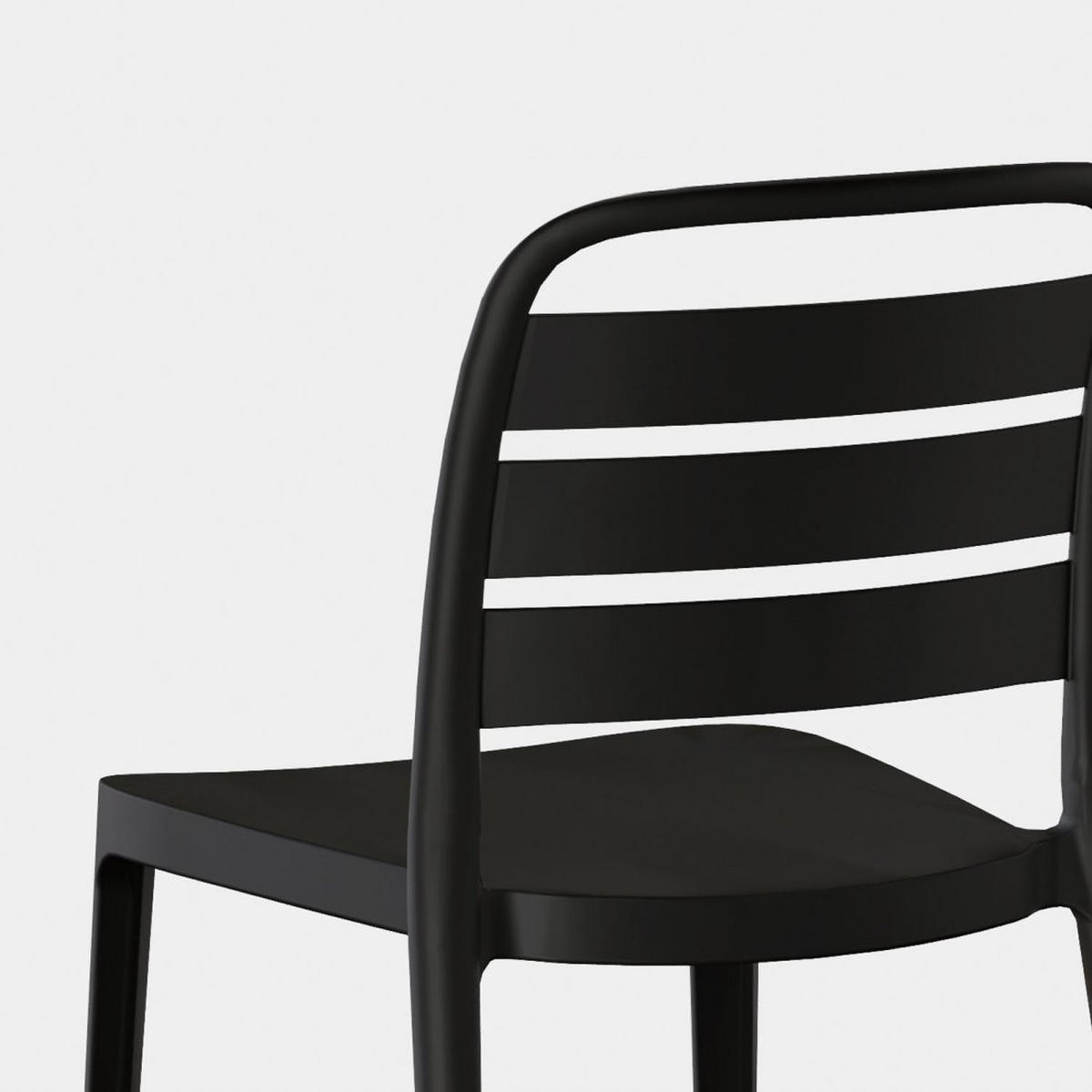 STUHL FÜR DRAUSSEN Zira Grau 42 cm x 80 cm - Grau, Kunststoff (42/80/52cm)