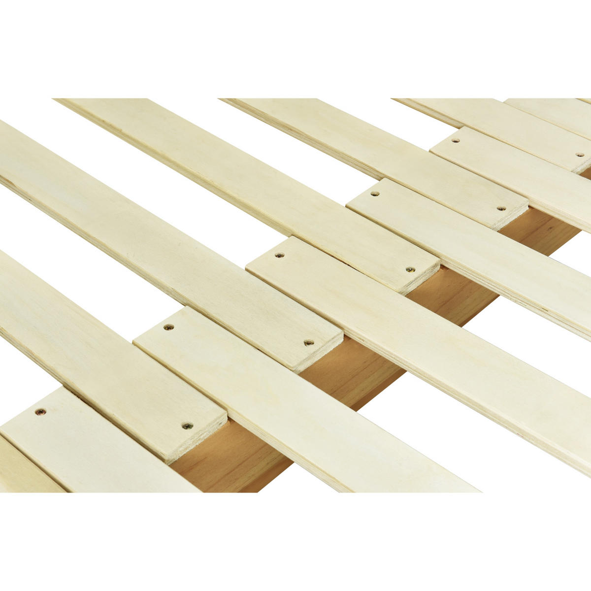 KINDERBETT 140/200 cm Weiß, Natur - Weiß/Naturfarben, Holz/Holzwerkstoff