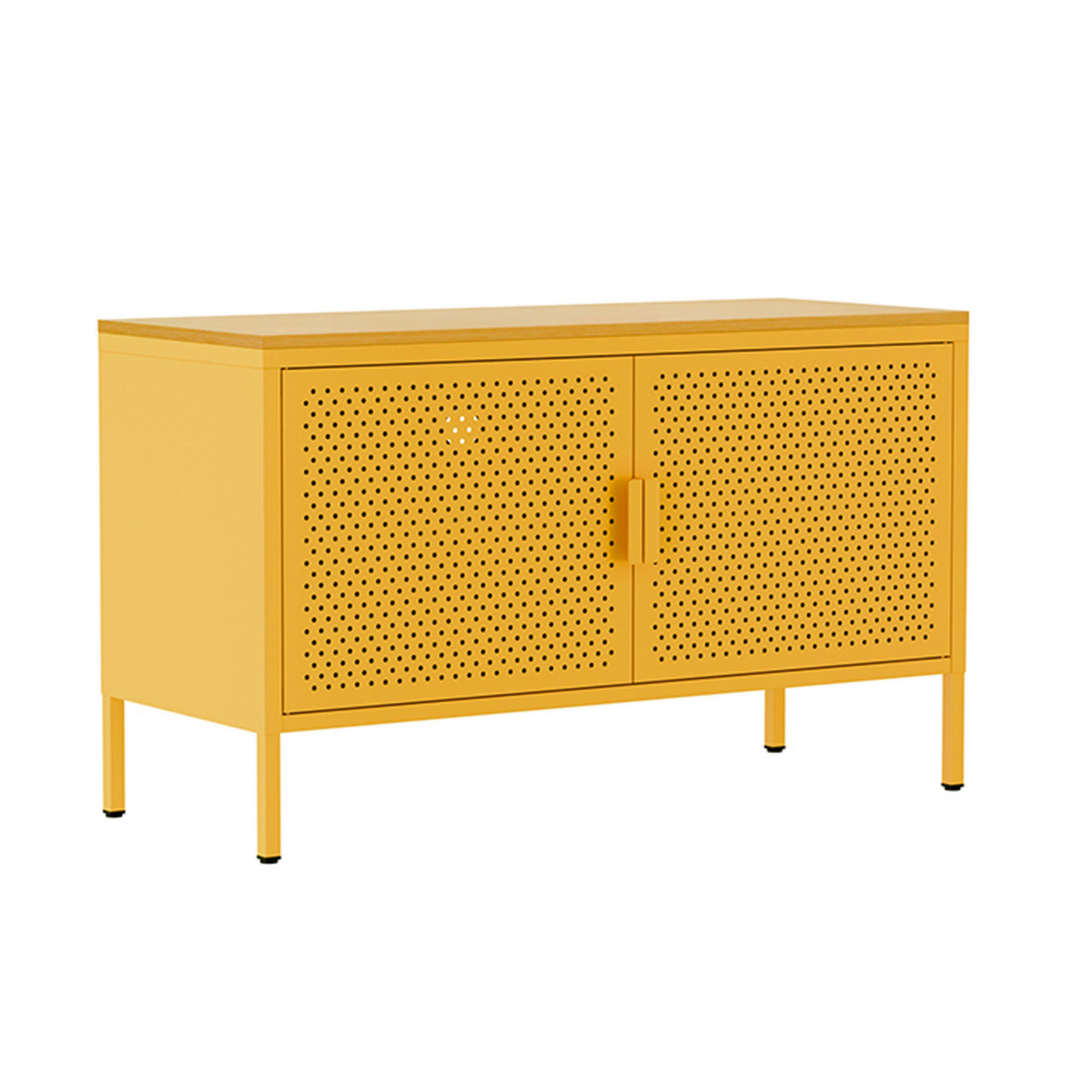 Oviala Sideboard Gelb 100x60x40 cm